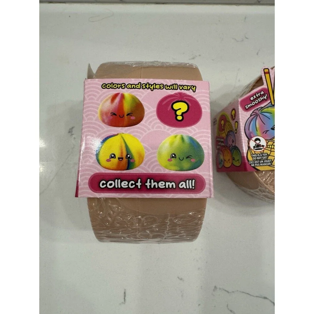 Tie Dye Mystery Squishy Bun Dumpling ORB Brand New Lot Of 4
